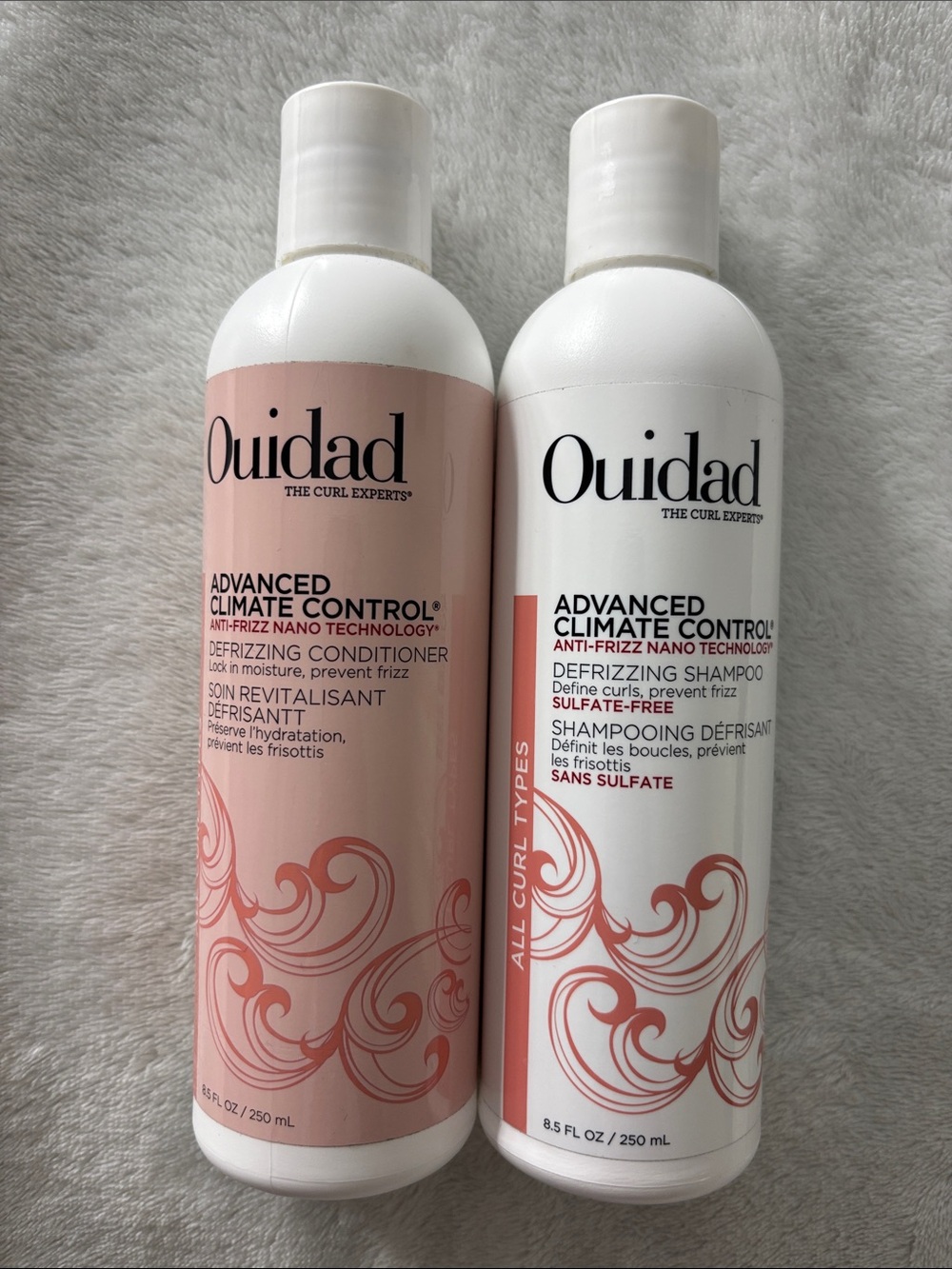 Ouidad Advanced Climate Control Defrizzing Shampoo and Conditioner Bundle